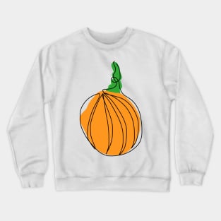 Abstract Pumpkin Crewneck Sweatshirt